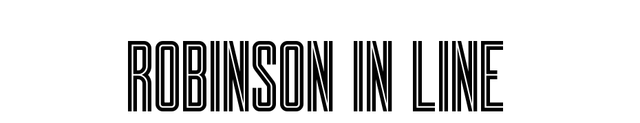 Robinson In Line Font Download Free